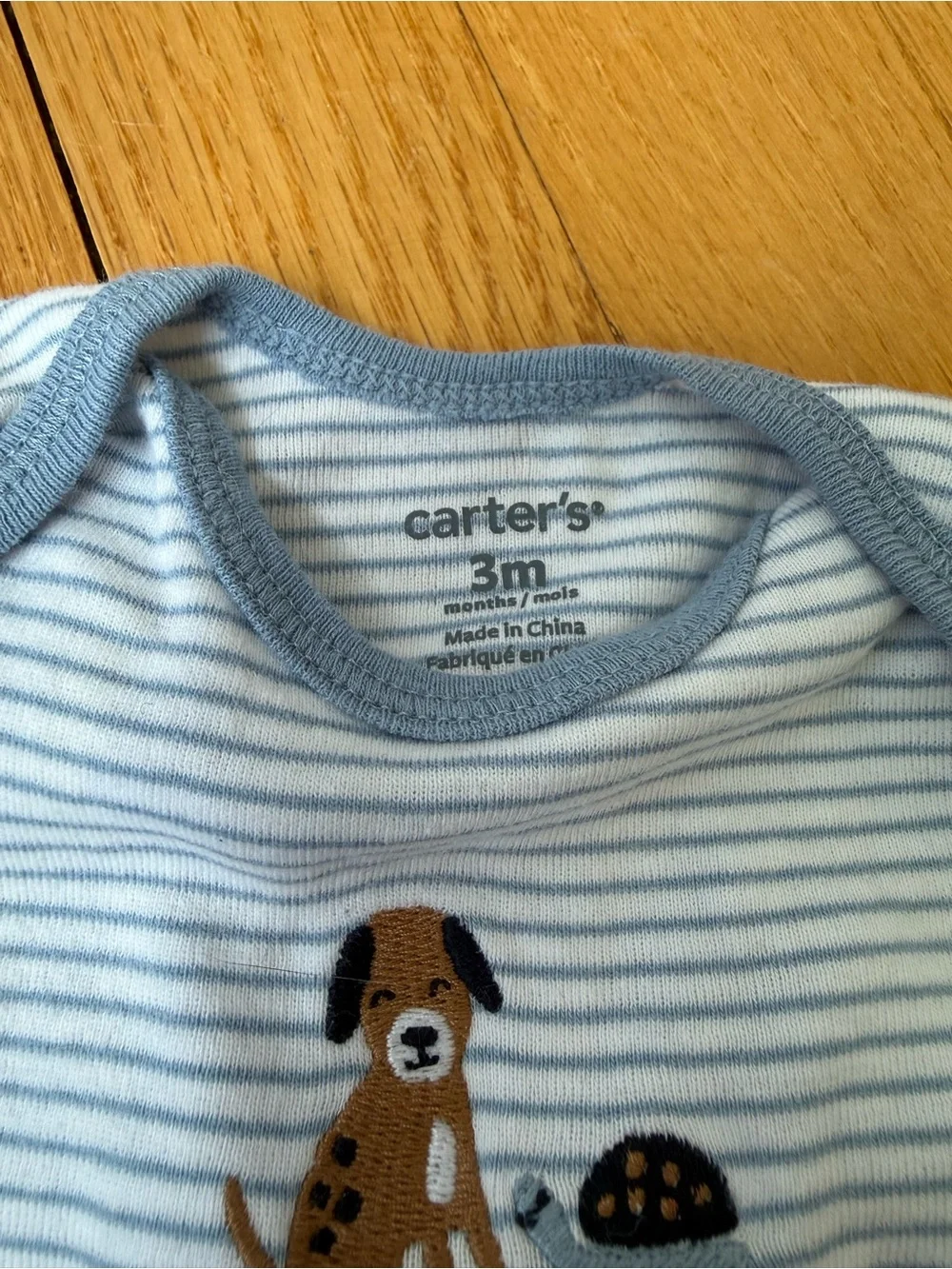 Carter’s Short-Sleeve One-Piece Bodysuit Pack - Blue, Gray, Green, 3 month